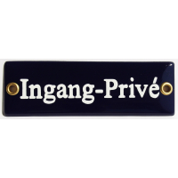 Naambord 12,5 x 4 cm